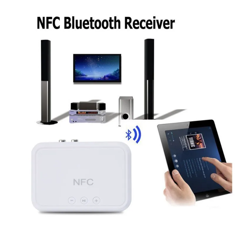 Tech NFC-Enabled Bluetooth адаптер беспроводной HD аудио музыкальный стерео приемник передатчик