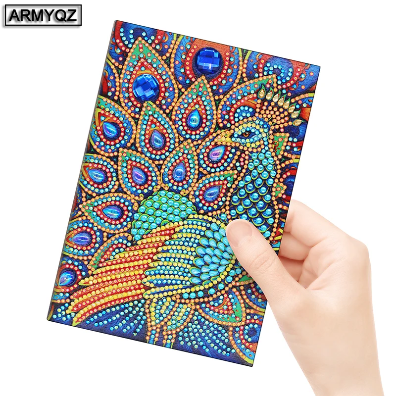 ARMYQZ 5D DIY блокнот алмазная живопись Фламинго специальная форма алмазная вышивка мозаичная картина наборы стразов