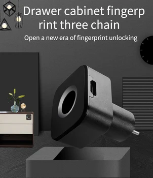 

Smart Fingerprint Door Lock Smart Lock Door Fingerprint Padlock Cabinet Drawer Digital Lock USB Charging Electronic Lock Door