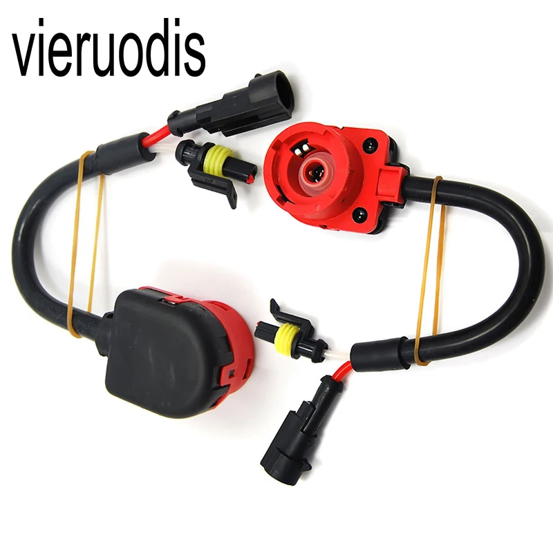 

1PCS D2 Adapter D2S HID Wiring Harness AMP Adapter Converter Wire Plug Cable Connectors D2S Socket Base Car Styling Accessory