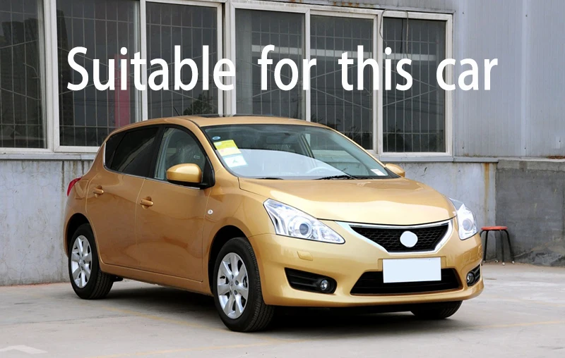 2 шт. для Nissan Tiida 2011- 6000K белый светильник Светодиодный дневной ходовой светильник DRL Автомобильная противотуманная фара