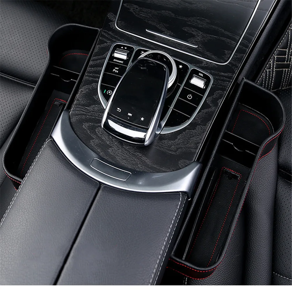 

Car Seat Crevice Storage Box Cup Drink Holder Passenger Seat Gap Organize Pocket For Phone Keys Cards passenger seat Slot Box