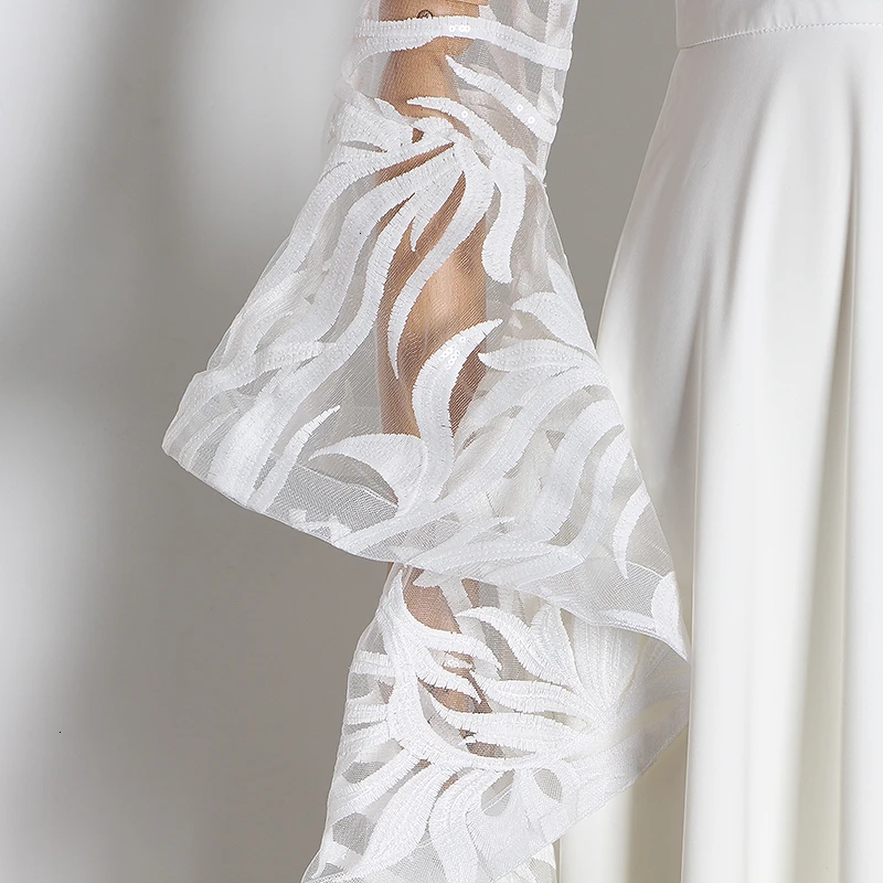 Qian Han Zi Fashion Runway maxi dress Women Long
