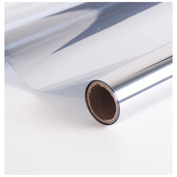 

120*400cm Reflective Mirror Window Film Anti UV Heat Insulation Silver Brown Solar Glass Tint Stained Home Vinyl Sticker