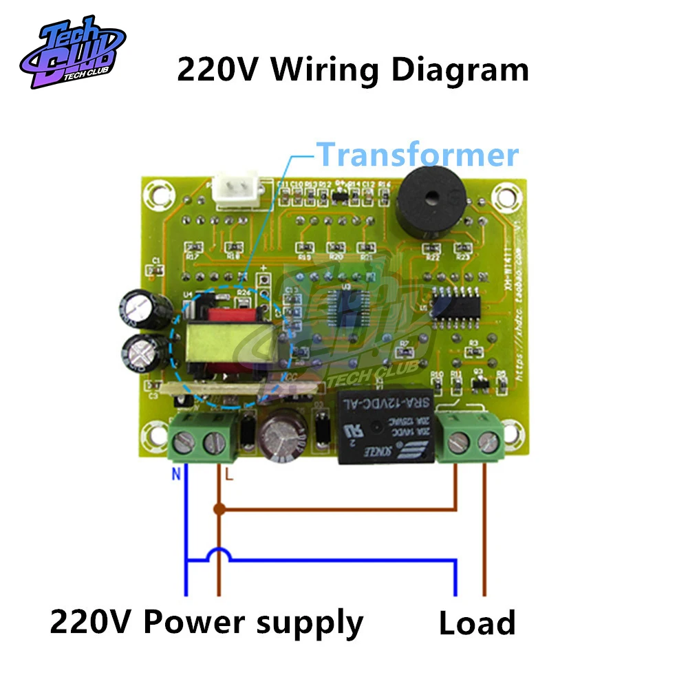 Цифровой термостат 12 В постоянного тока регулятор температуры реле выход 10 А 220