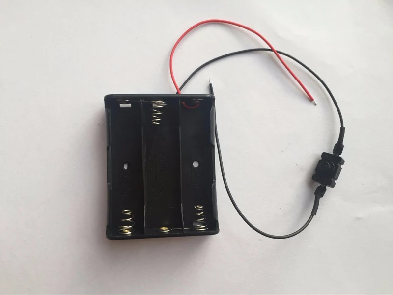

500pcs/lot 3 x 18650 Batteries Holder Connector Storage Box Case With Wire Cable Switch On&Off For 3.7V 18650 Lithium Battery