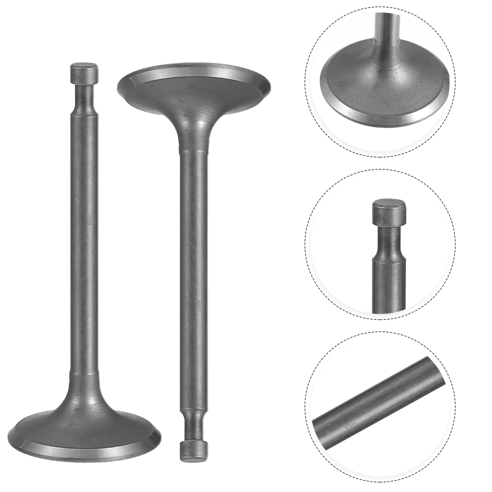 2pcs Professional Motorcycle Gasoline Generator Exhaust Valves Intake