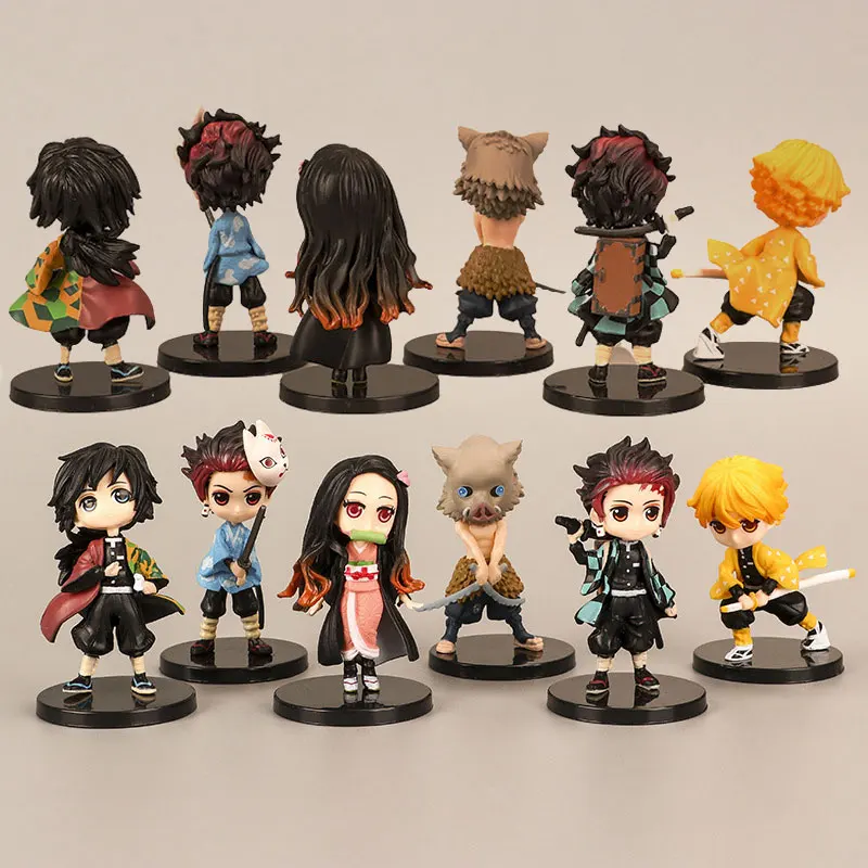 Фигурка Kimetsu no Yaiba 5-8 см фигурка агатсума Zenitsu танджиро незуко аниме экшн-фигурка