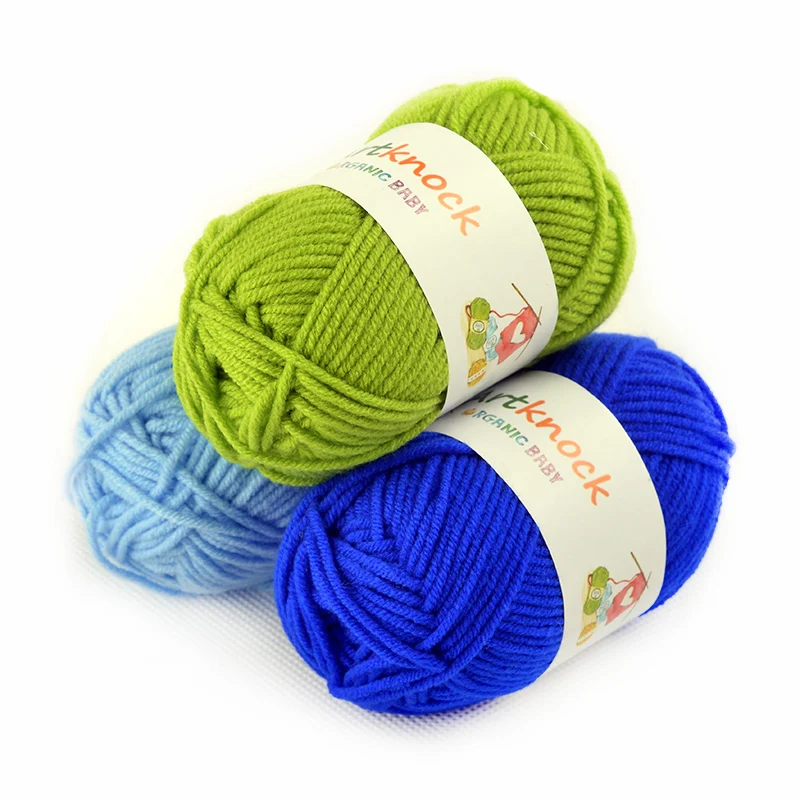 60 шт. пряжа для ручного вязания хлопок Органическая крючком свитеров носков