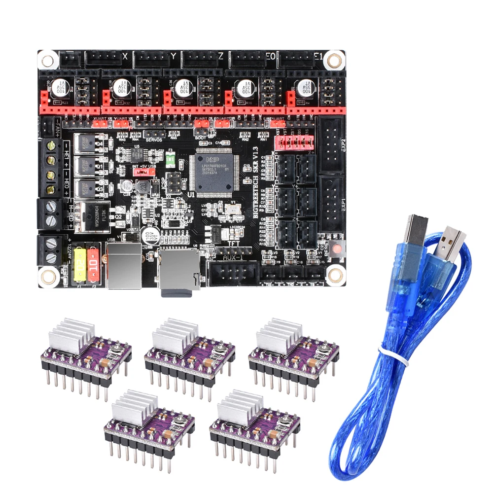 Pаспродажа BIGTREETECH СКР V1.3 материнская плата 32 битный ARM Smoothieboard TMC2208 V3.0 UART TMC2130 3D принтеры Запчасти Gen L V1.4 плата контроллера