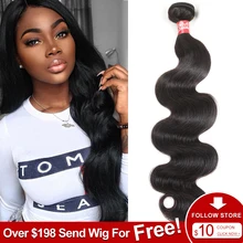 Sleek бразильские волосы, волнистые пряди 8-28 30 дюймов бразильские волнистые волосы для наращивания волос на Non-человеческие волосы Remy для наращивания, 1/3/4 Комплект предложения