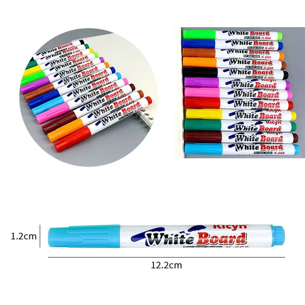 Magical Water Painting Pen Water Floating Doodle Pens Kids Montessori  Drawing Markers Early Education Toys Whiteboard Marker