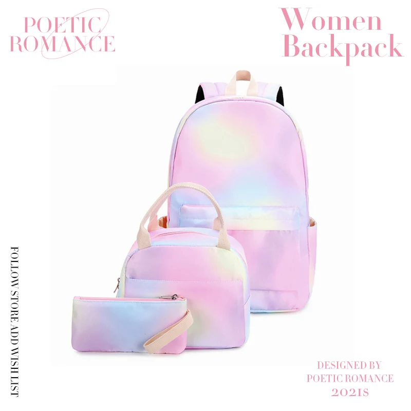 Fashion Backpacks Schoolbags Girls Book-Bag Printing Children New for Primary