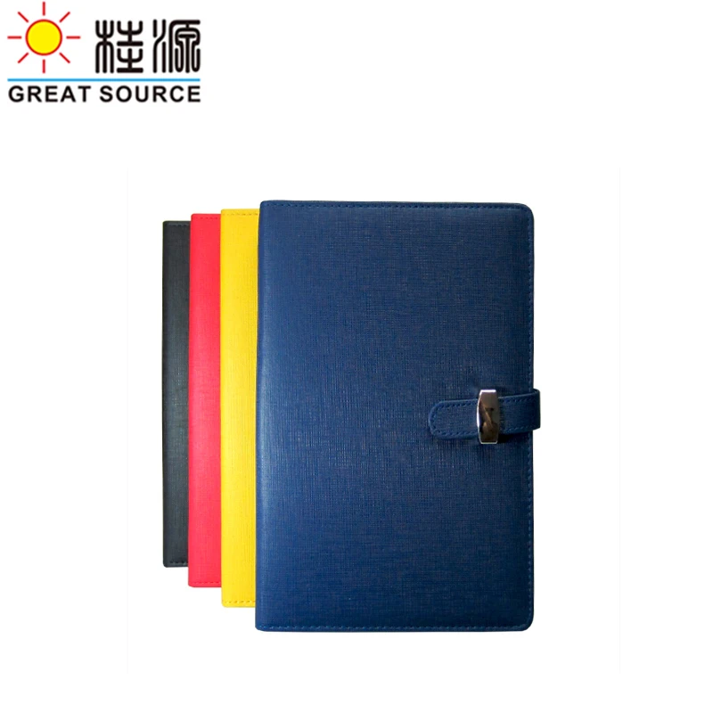 

A7 color leather cover 6 rings binder notebook