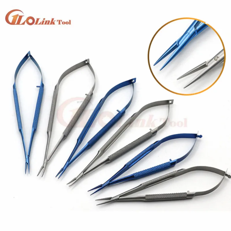

Stainless Stee Surgical Dental Castroviejo Needle Holders Ophthalmic Instruments Device Unlock Needle Holder Surgery Tools