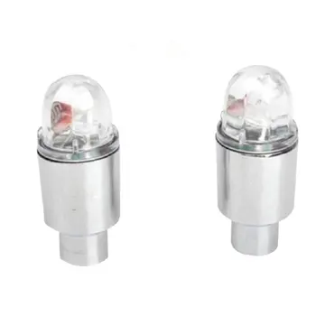 

2 Pairs Led Flash Tire Wheel Valve Cap Light For Car Bike Bicycle Motorcycle