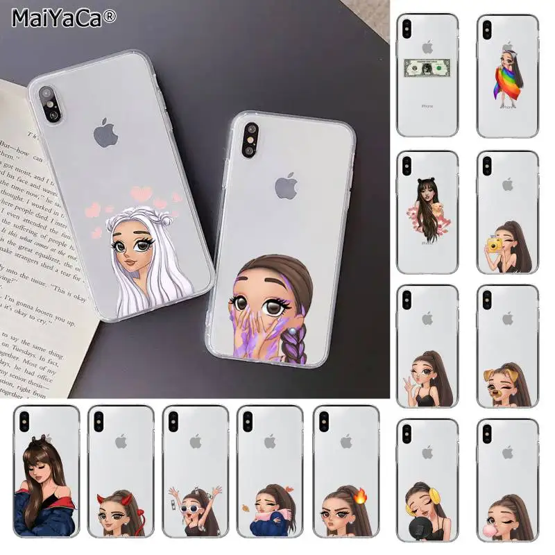 Новый чехол для телефона MaiYaCa с милым мультяшным рисунком Ариана Гранде iphone SE 2020 11