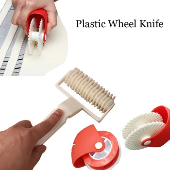 

Wheel Roller Knife Pizza Pastry Pie Crust Decoration Embossing Dough Lattice Craft Cooking Tools Pull Net Pizza Lattice Cutter