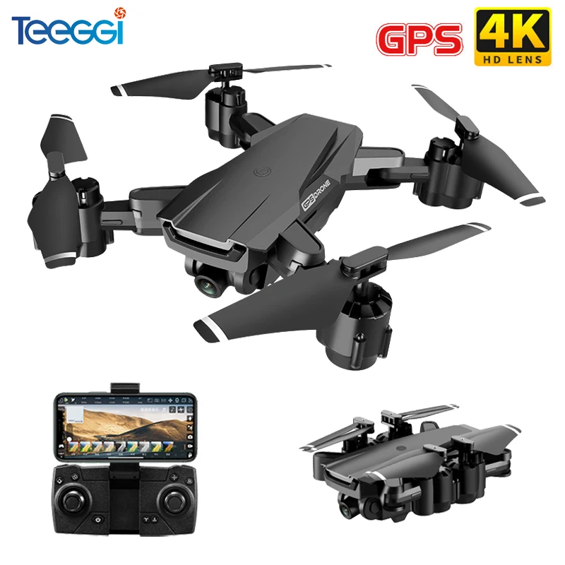 G11 GPS Радиоуправляемый Дрон 4K HD камера оптический поток WIFI FPV с 50 кратным