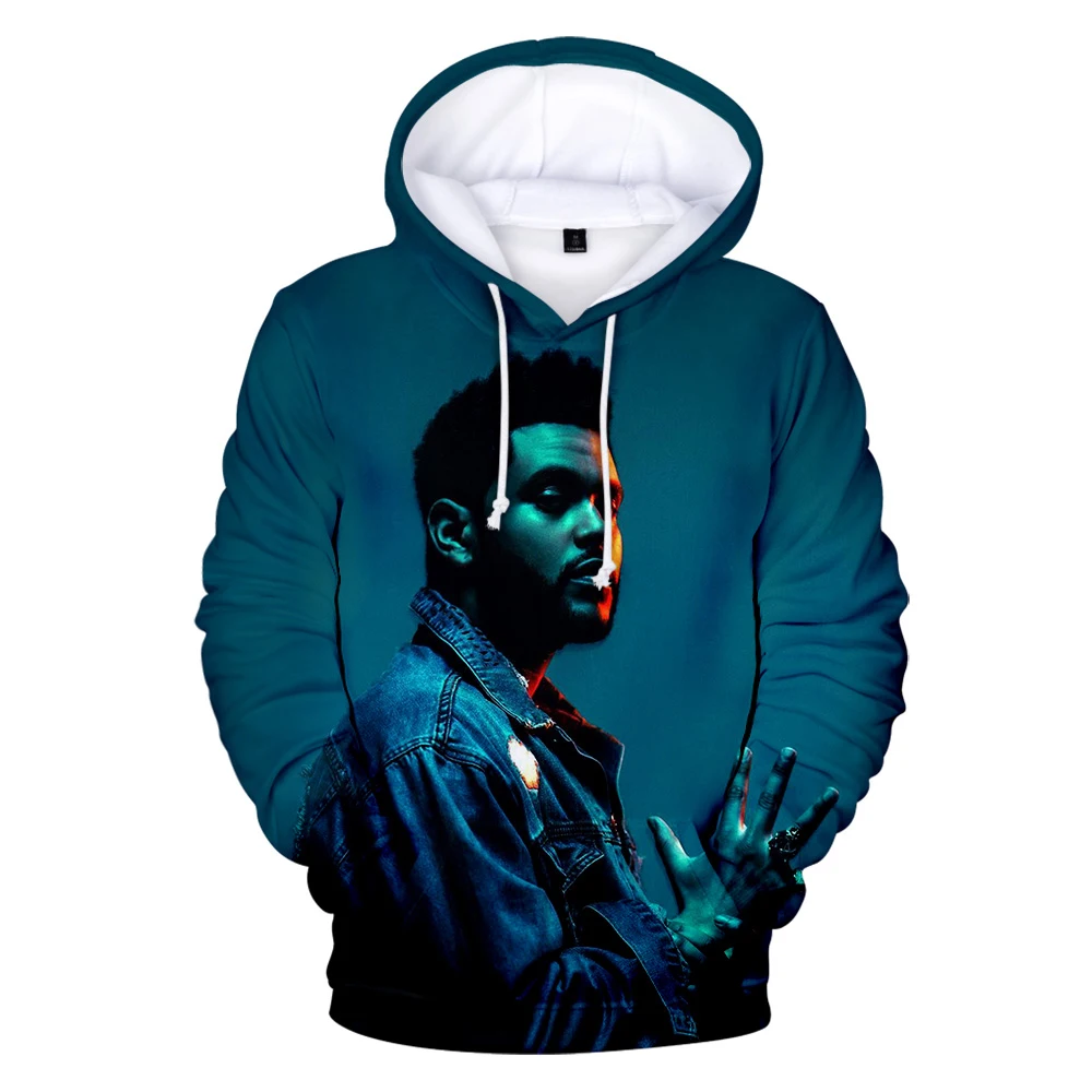 New The Weeknd Hoodies 3D Fashion Sweatshirt, Print Winter Warm Casual Loose Hoodies 5