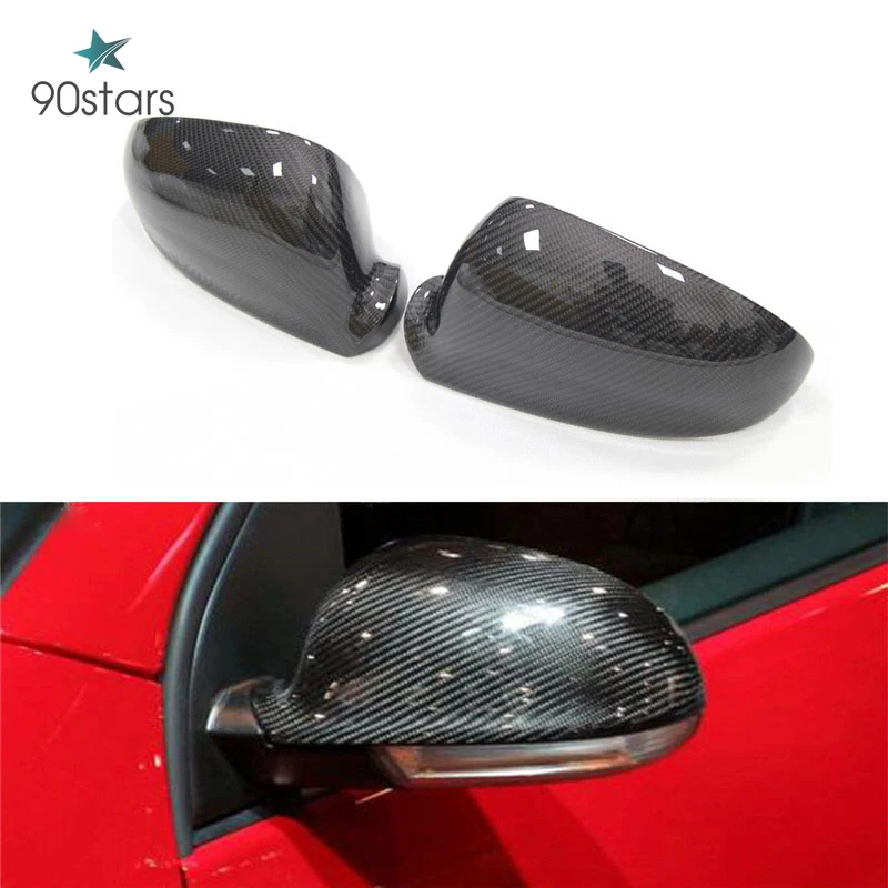 

Golf V Real Carbon Fiber Side Wing Mirror Cover Caps for Volkswagen VW Golf MK5 2003-2005 2006 2007 2008 2009 Replacement Style