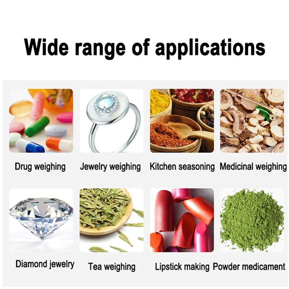 200g 0.01g Digital Scale Unit Convert Handheld Balance LCD Display Mini Pocket Wide Use Gold Jewelry Gram Electronic Backlit