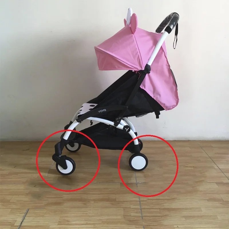 Оригинальная коляска Yoyaplus Yoya Plus, заменяющая Часть передних колес, задняя резиновая коляска, детская коляска Yoya, аксессуары для колясок