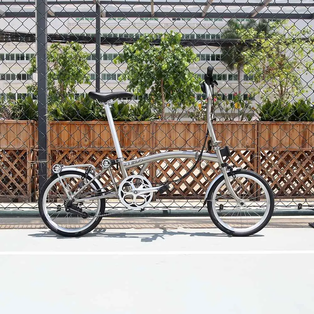 Bicicleta plegable 3sixty, 16 pulgadas, interna, velocidades, marco de acero, Mini bicicleta plegable - AliExpress Deportes y entretenimiento