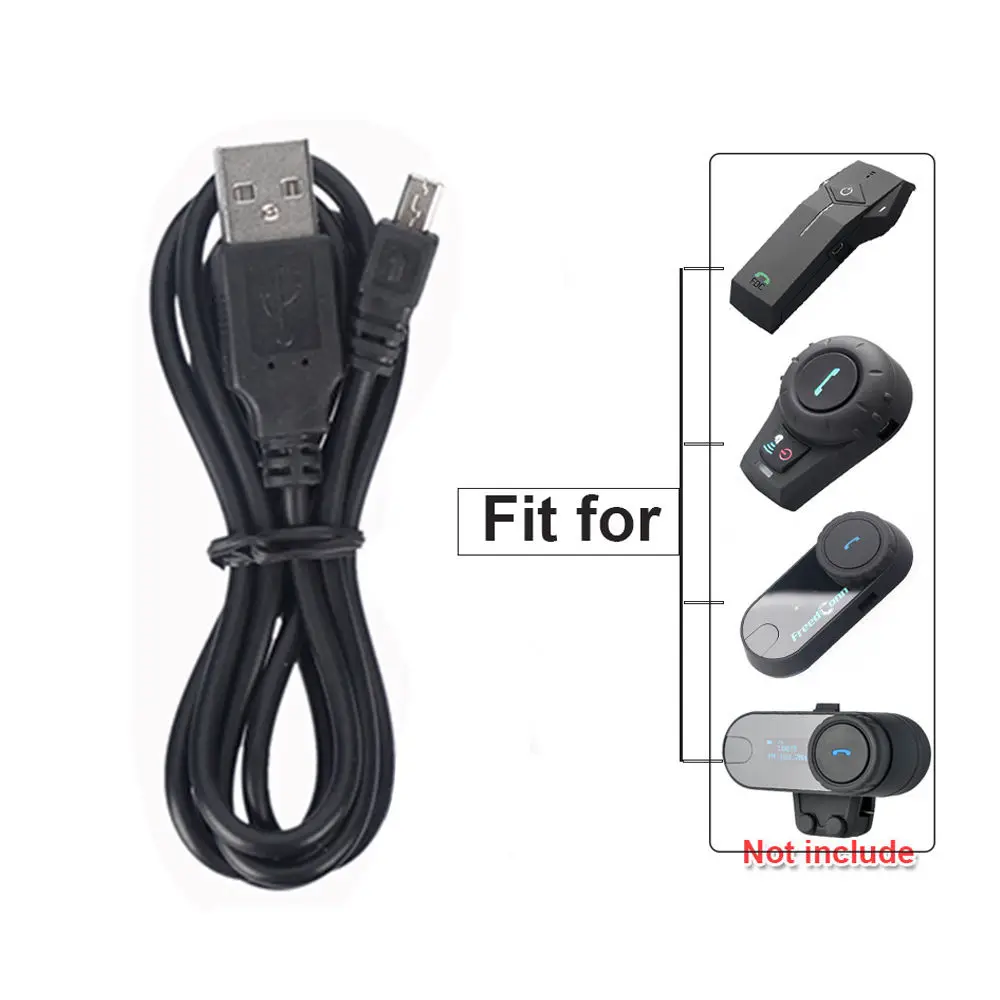 Freedconn мини мотоцикл для внутренней гарнитуры USB кабель зарядное устройство Шнур Bluetooth