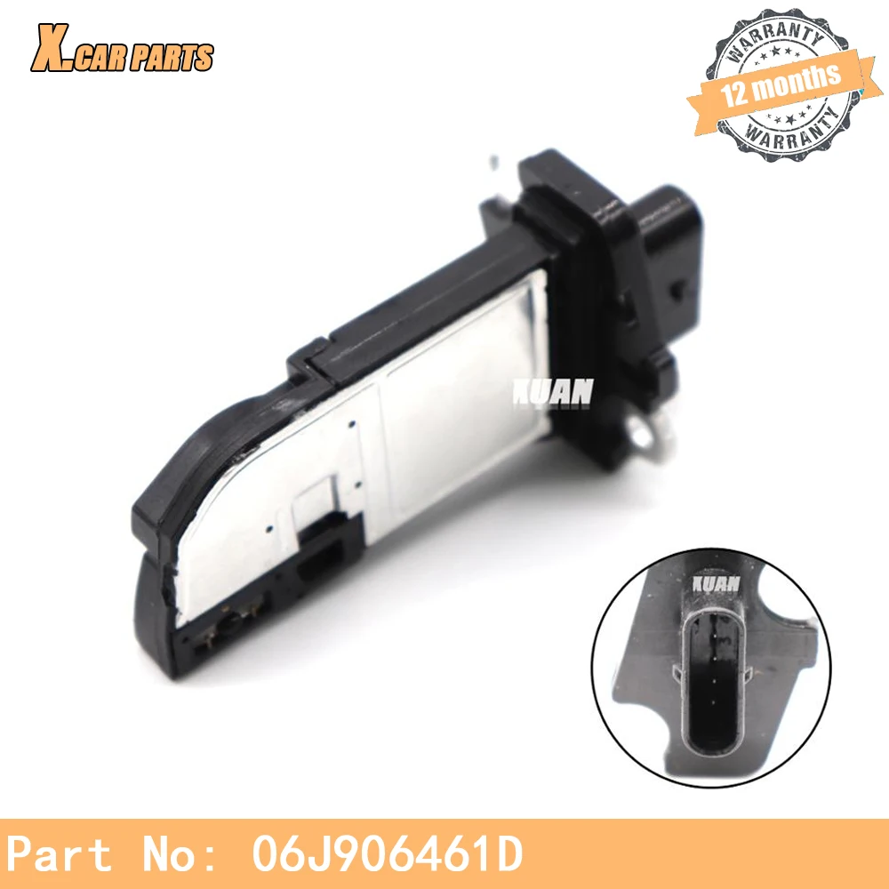 Датчик расхода воздуха для Skoda Seat Volkswagen Golf Je tta Passat CC Tiguan Audi A3 A4 A5 A6 Q3 Q5 TT 06J906461D |