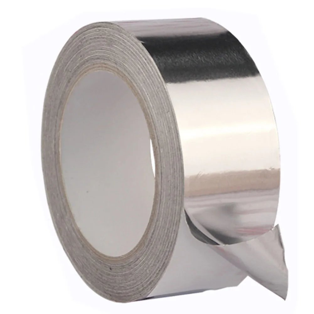 High Temperature Resistant Thermal Resist Seal Ring Adhesive Heat Safe Duct Repairs Tape Useful Aluminum Foil Roll