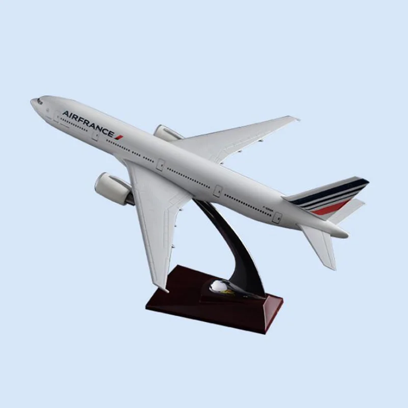 Коллекционные Boeing 777-300 Большой 32 см Air Франция авиалинии игрушечные модели самолетов литье под давлением сплав модель самолета подарки для детей
