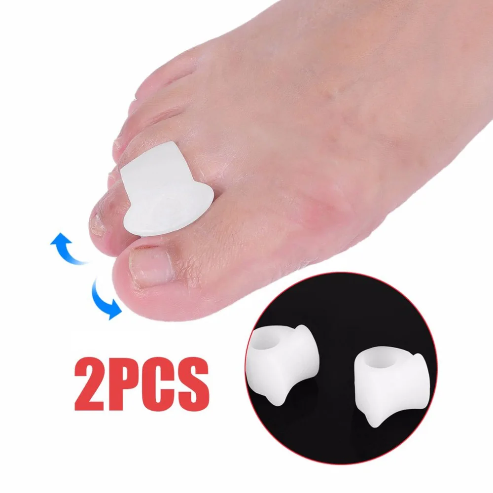 1 Pair Toe Separator Soft Silicon Feet Care Braces Professional Supports Tools Relax Cushion Pain Relief Hallux Valgus Orthosis | Красота и