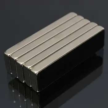 

5Pcs/Set 40x10x4mm Rectangle N52 Strong Magnetic Block Bar Fridge Multifunctional Rare Earth Neodymium Magnets