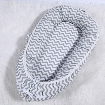 

New Portable Travel Bed Baby Nest Newborn Bed for Boys Girls Infant Outdoor Cotton Crib Bumper Creativity Baby mattress Soft Bed