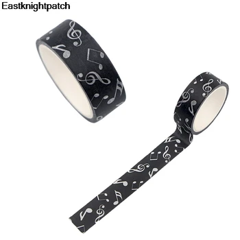 

Musical note Washi Tape for DIY Gift Wrapping Scrapbooking Adhesive Paper Masking rainbow Printed Patterns stickers decals E0824