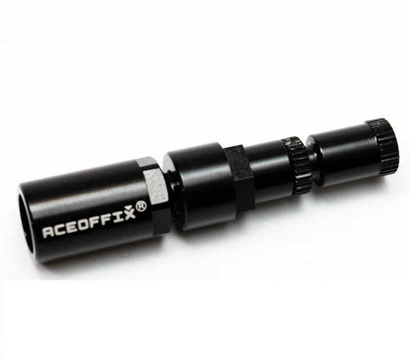 Aceoffix for brompton folding bike cable regulator 6colors seat line-passer speed changer line tube fine-tuning screw - Цвет: black