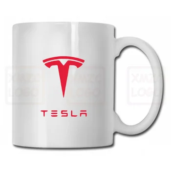 

Tesla Logo Red Mens Mug Cup Women Men