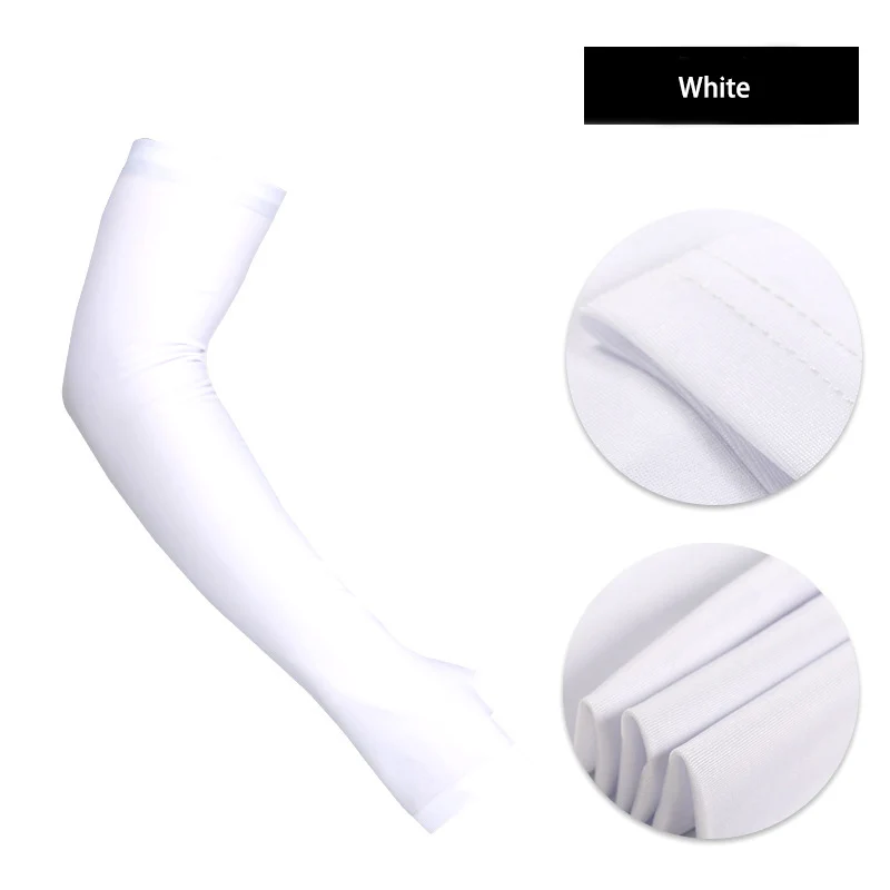 Bicycle Tattoo Sleeves Outdoor Ice Silk Sunscreen Sleeve Hand Sleeve Armband Sleeve Flower Arm Cycling Accessories Bike Jersey - Цвет: As pictures show