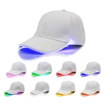

200PCS Adjustable Bicycle LED Headlamp Cap Battery Powered Hat With LED Head Light Flashlight For Fishing Jogging Baseball Cap