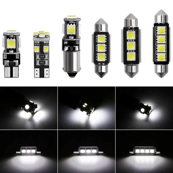 

Interior Car lights Lamp Accessories 27Pcs set T10 36MM White LED Dome