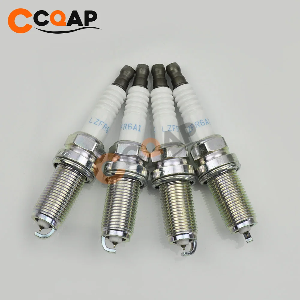 4x MN158596 LZFR6AI Иридиевые свечи зажигания для Mitsubishi Eclipse Galant 04-12 2.4L | Автомобили и