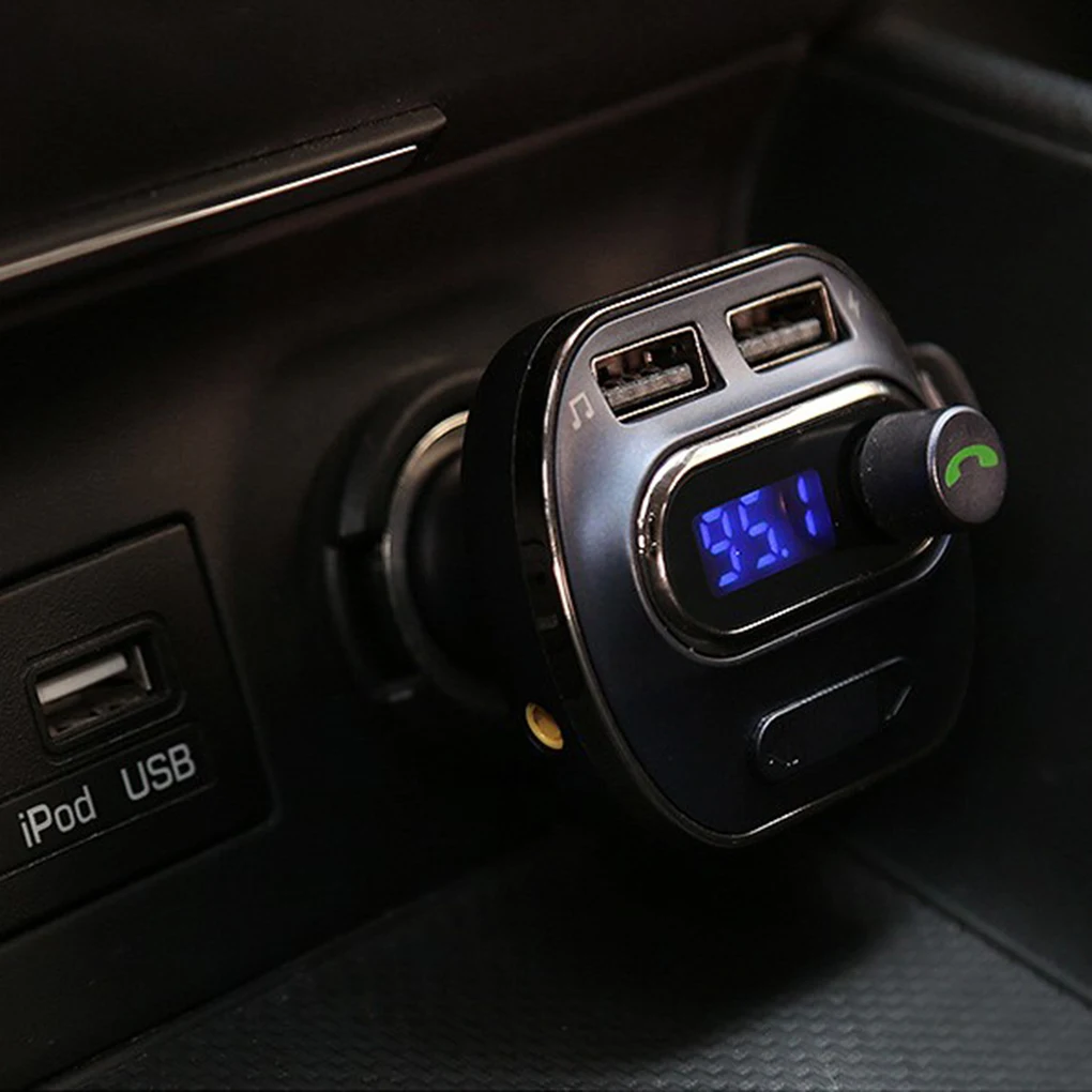 T19 Car Bluetooth Charger Hands-free Call Car Bluetooth MP3 Player Cigarette Lighter Auto MP3
