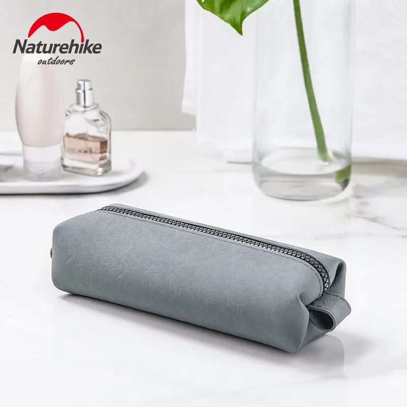 Gray Naturehike силикагель Стиральная сумка косметичка морозостойкость термостойкость-20℃~ 220℃ водонепроницаемый Быстросохнущий Многофункциональный - Цвет: Gray