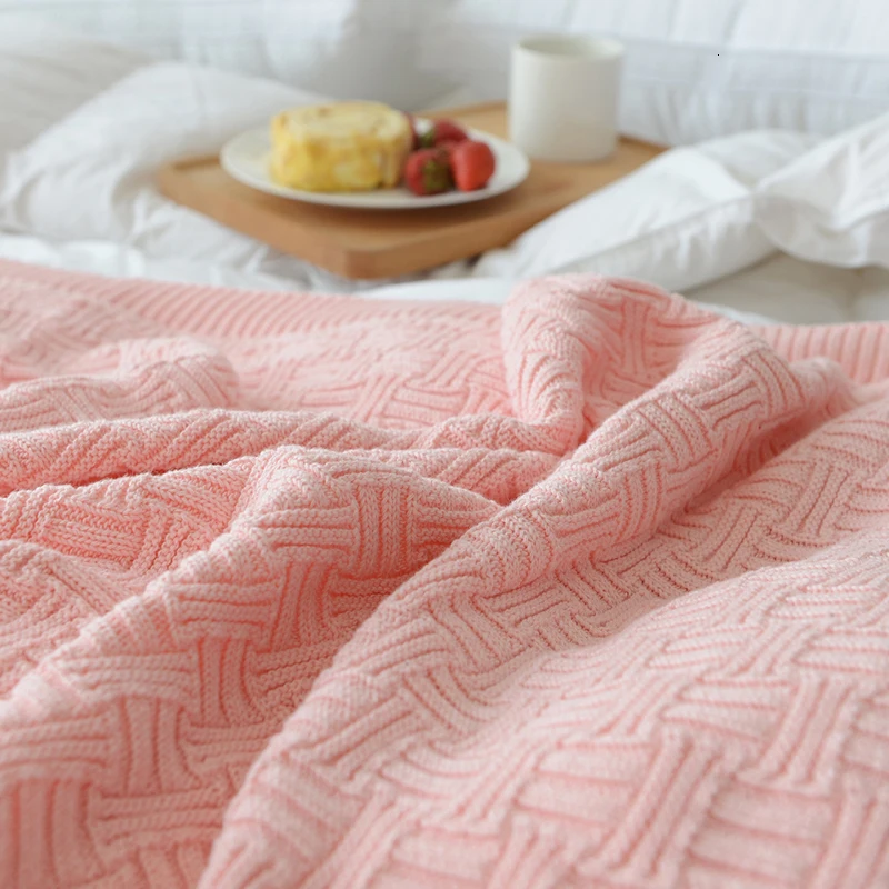 110x180 см/180x200 см трикотажное одеяло, покрывало для гостиной, диван-кровать, утреннее кресло, супер удобное одеяло