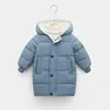 Children's Down Coat Winter Teenage Baby Boys Girls Cotton-padded Parka & Coats Thicken Warm Long Jackets Toddler Kids Outerwear ► Photo 3/6