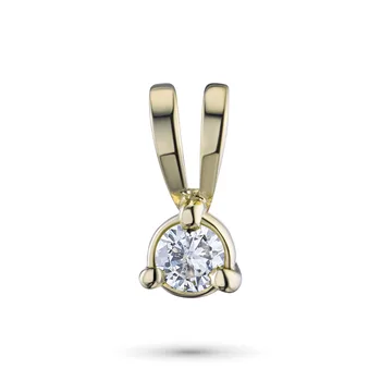 

Pendant made of yellow gold with diamond e0301pd02121200
