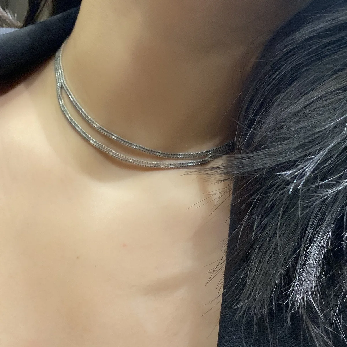 2020 массивное ожерелье женское Пламя Унисекс Чокер-ожерелье в стиле Панк