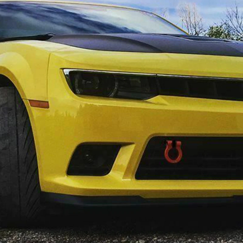 Красный трек гоночный JDM СТИЛЬ CNC алюминиевый буксировочный крюк для Chevrolet Camaro-Up