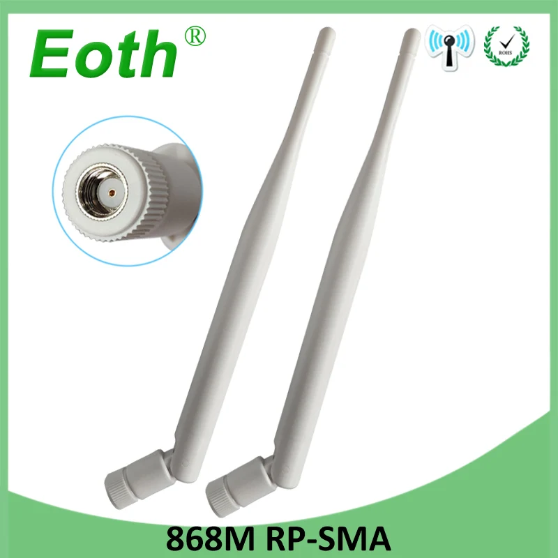 

Wholesale 10pcs 868MHz 915MHz antenna 5dbi RP-SMA straight antena GSM antenne 868 MHz 915 MHz antennas for gsm signal repeater